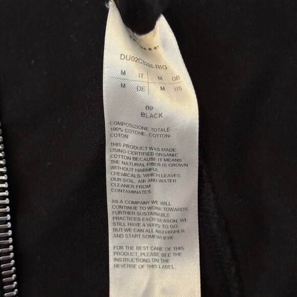 Size M - Rick Owens Men's Drkshdw Mountain Hoodie Black - Picture 6 of 7